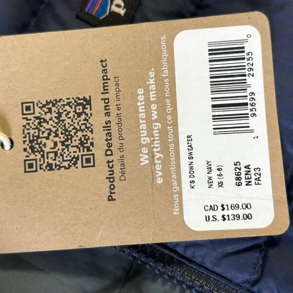 Children's Patagonia jacket size XS (5-6 years) new with label - Picture 4 of 5